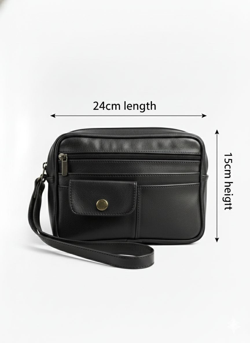 RAMZANO® | DARIO Pochette Cuir Premium